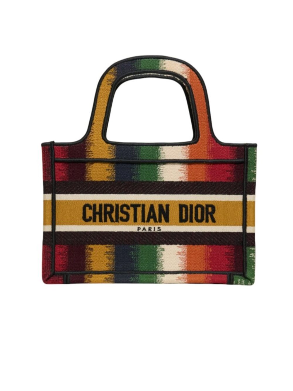 Christian Dior Mini D Stripes Book Tote Handbag